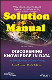 دانلود حل المسائل کتاب دانش یابی داده ها دانیل لاروس  Daniel Larose