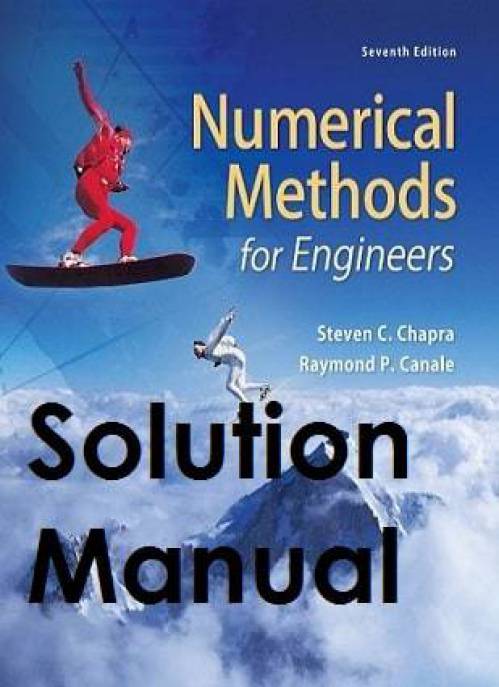 دانلود حل المسائل کتاب روش های عددی استیون چاپرا Steven Chapra